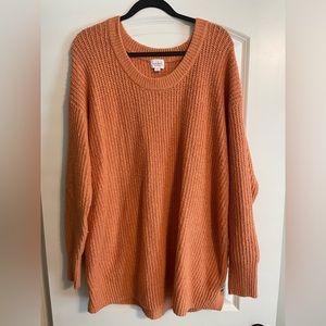 Isabel Maternity Sweater Orange Size Large